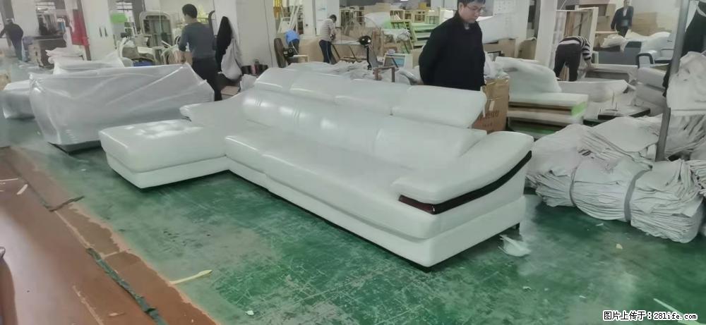 【大厂仿真皮沙发】实木框架,高回弹海绵45密度。全新包装,质量非常好,3.6米右贵妃 - 家居生活 - 绍兴生活社区 - 绍兴28生活网 sx.28life.com